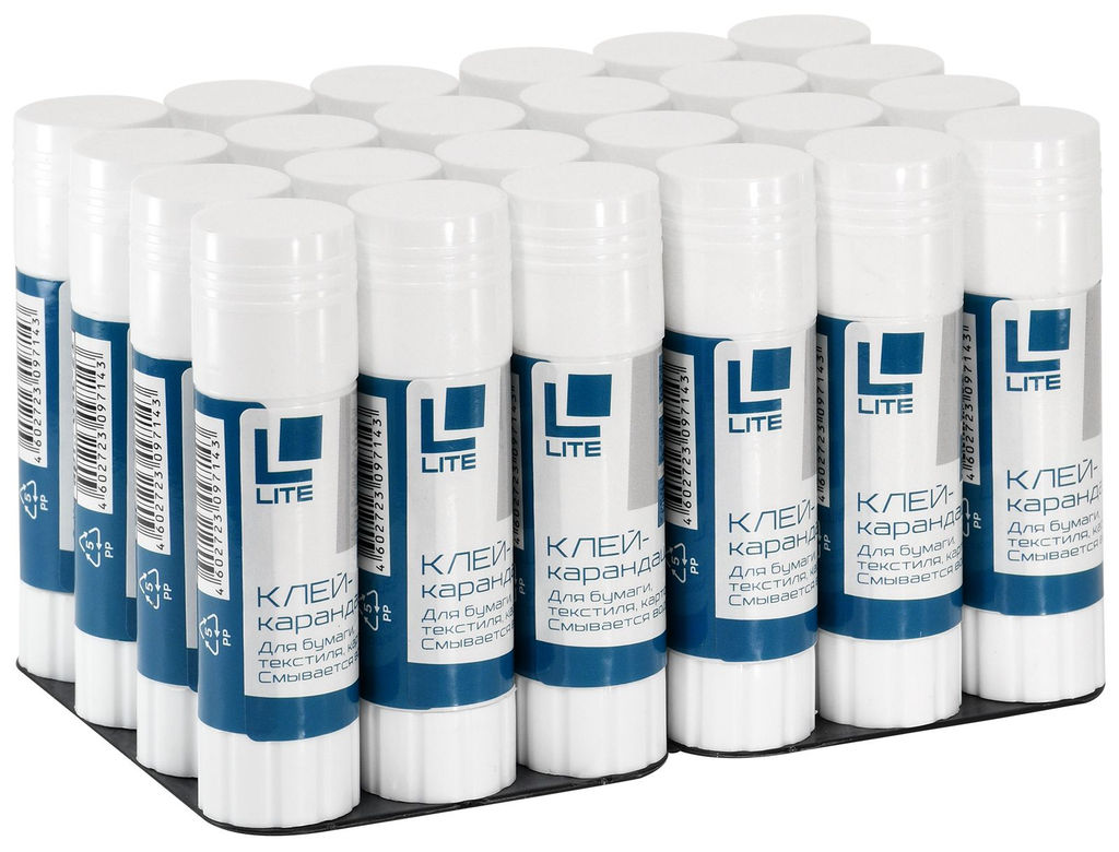 Цена за 5 шт.Клей-карандаш LITE на PVA основе, 21 г