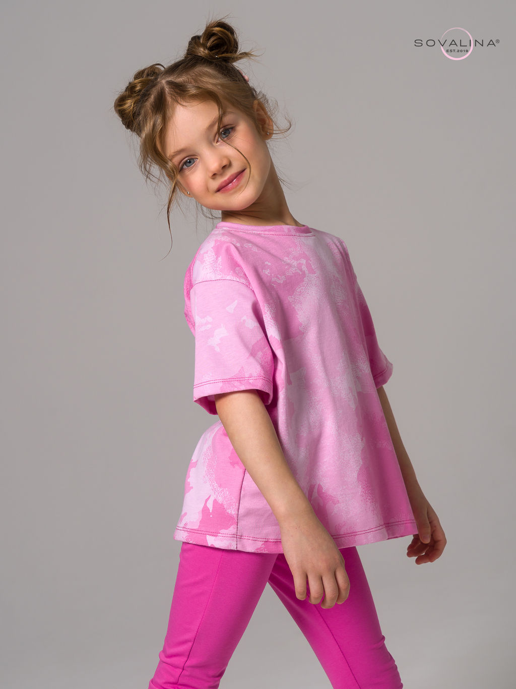 Костюм Мун тайдай розовый-ягода - Sovalina фото 2