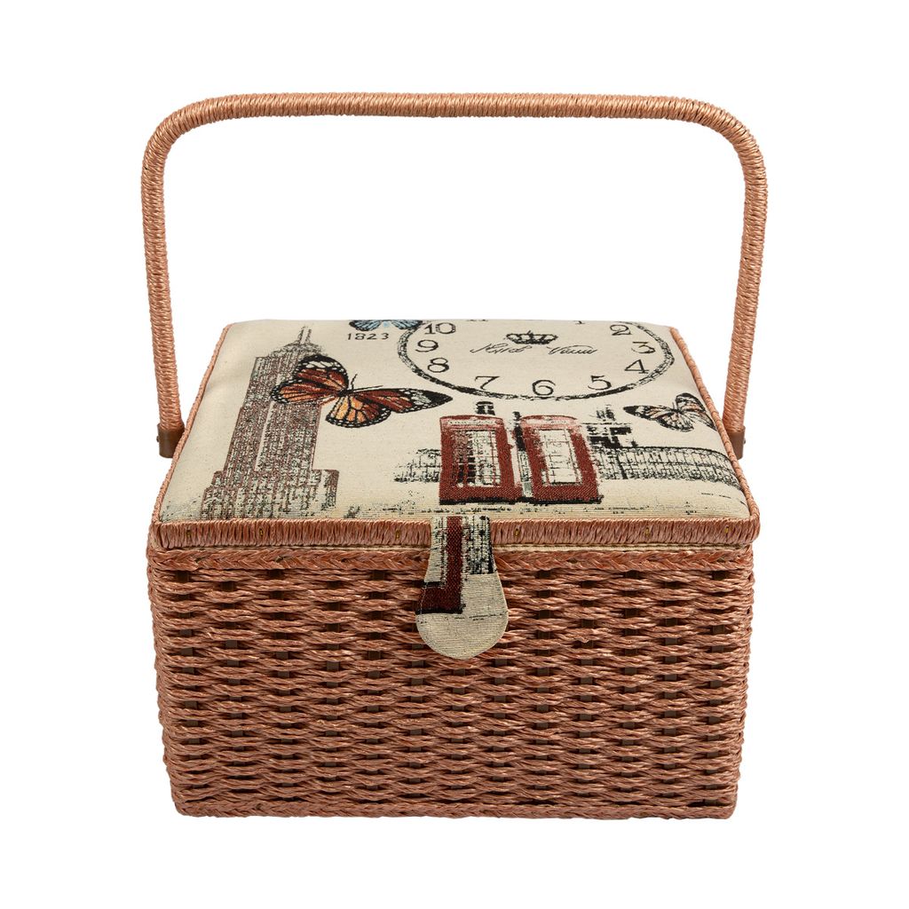 Gamma SBJ-009 шкатулка для швейных принадлежностей 31.5 х 31.5 х 19 см Городские мотивы