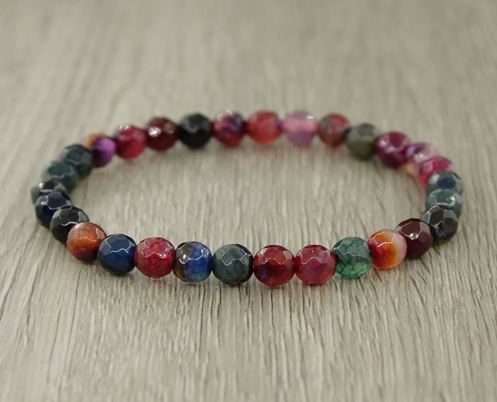 Браслет Классика из граненых шариков агата самоцветы - Agat77 фото 7