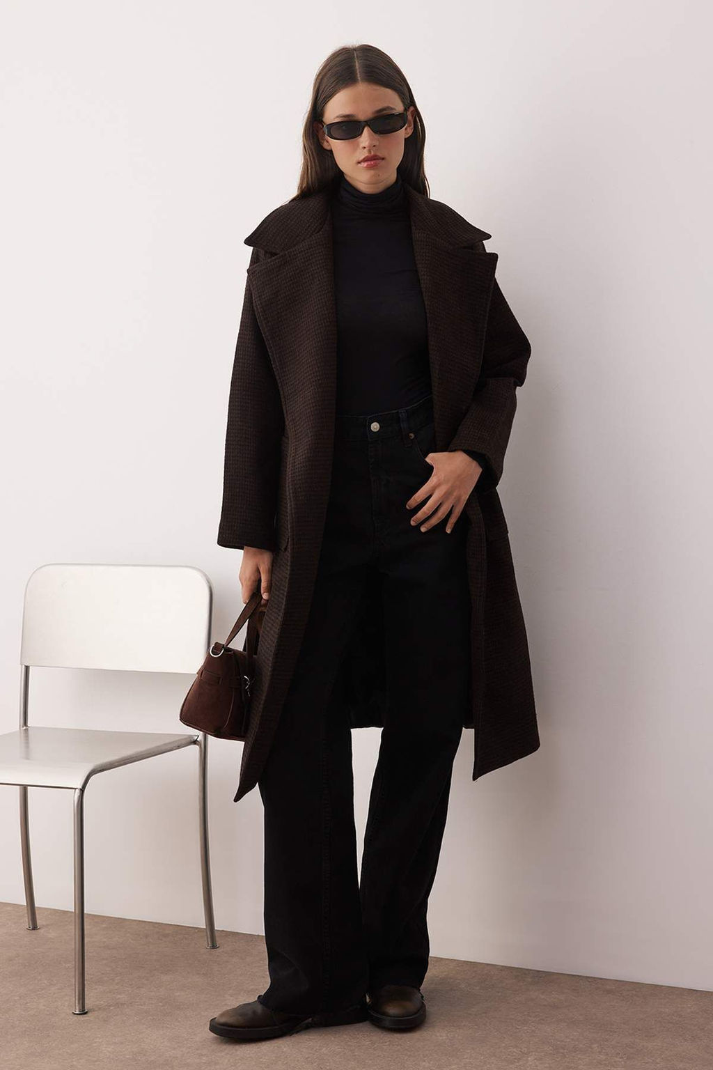 Cok Renkli Kazayag? Uzun Mono Kapama Oversize Kase Kaban TWOAW26KB00034 - Trendyolmilla фото 2