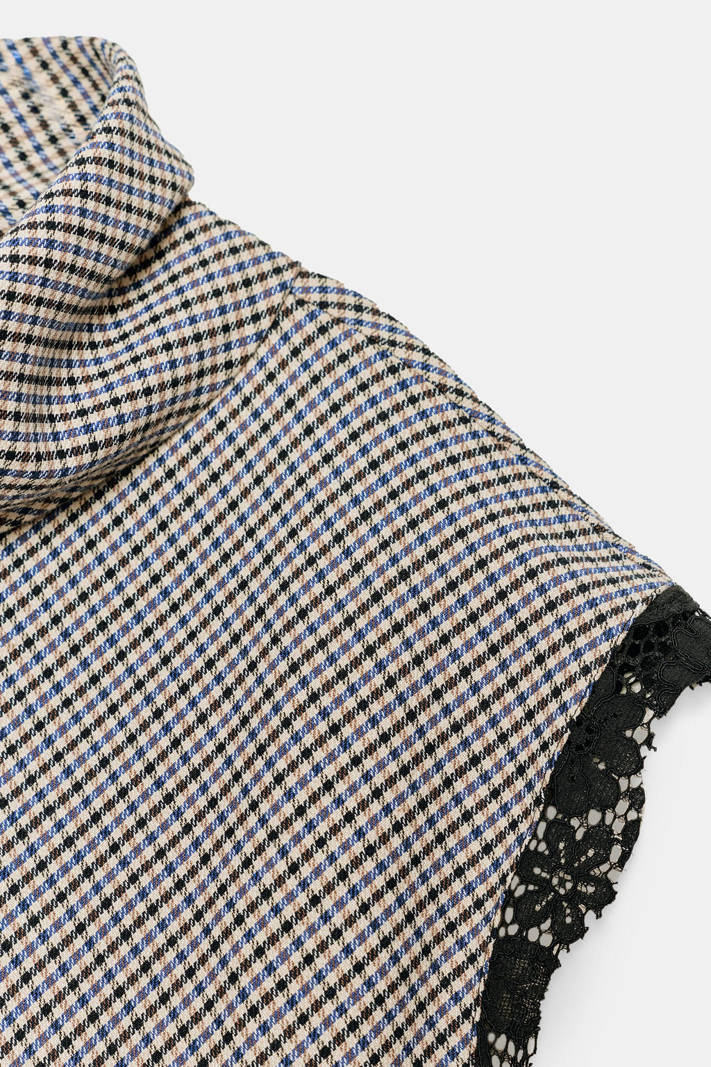 HOUNDSTOOTH LACE TOP - Zara фото 20