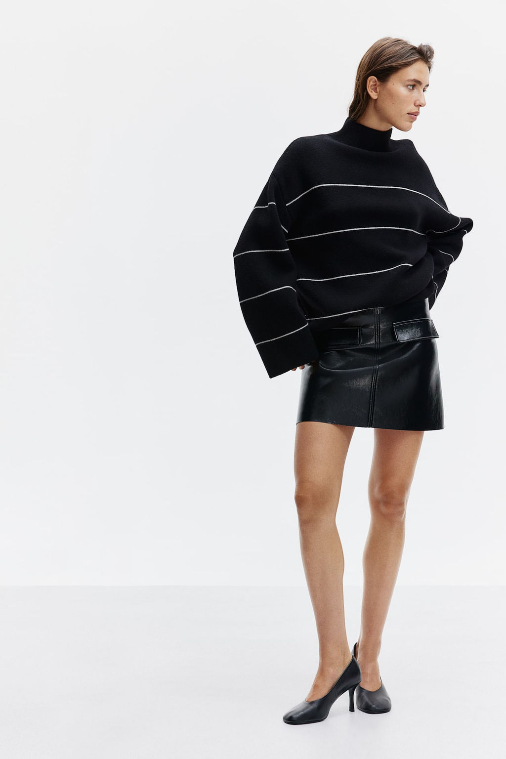 Jersey en mezcla de lana con cuello perkins - H&m фото 4