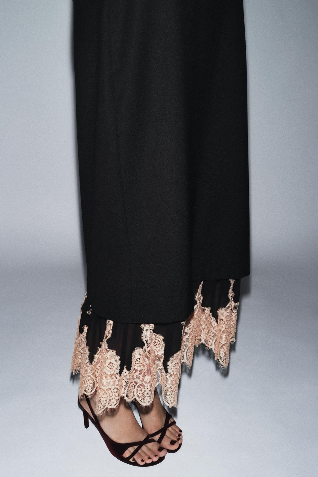 ZW COLLECTION COMBINED LACE SKIRT - Zara фото 2