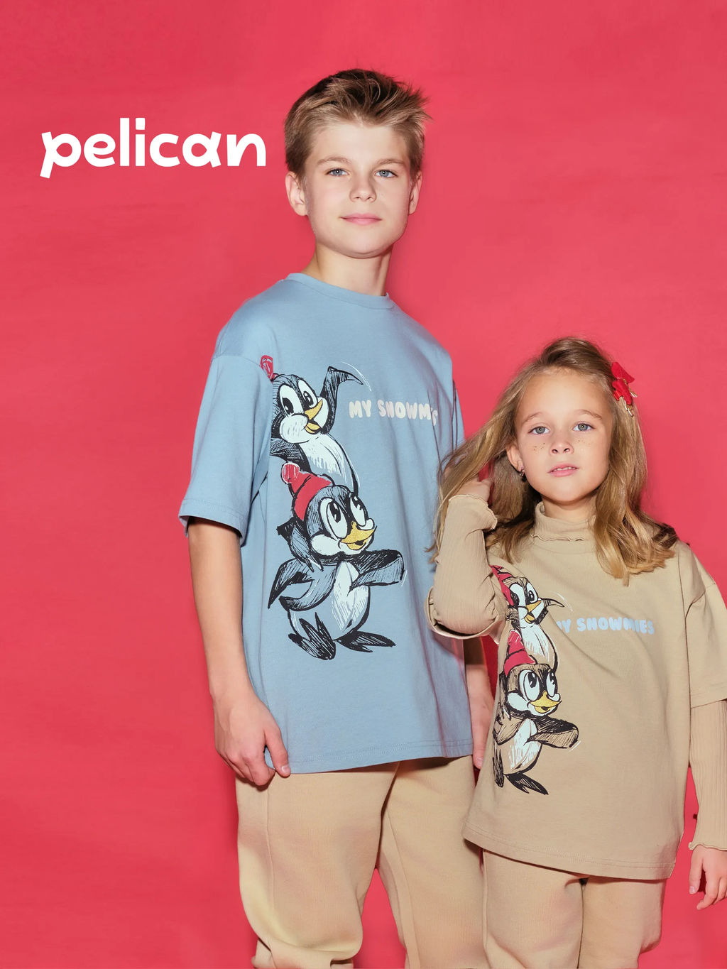 PELICAN, футболка для детей, Лед