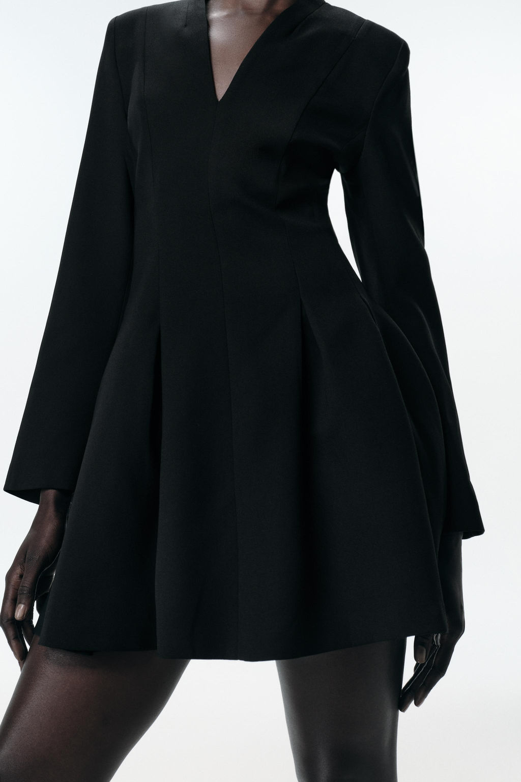 MINI DRESS WITH SHOULDER PADS - Zara фото 2
