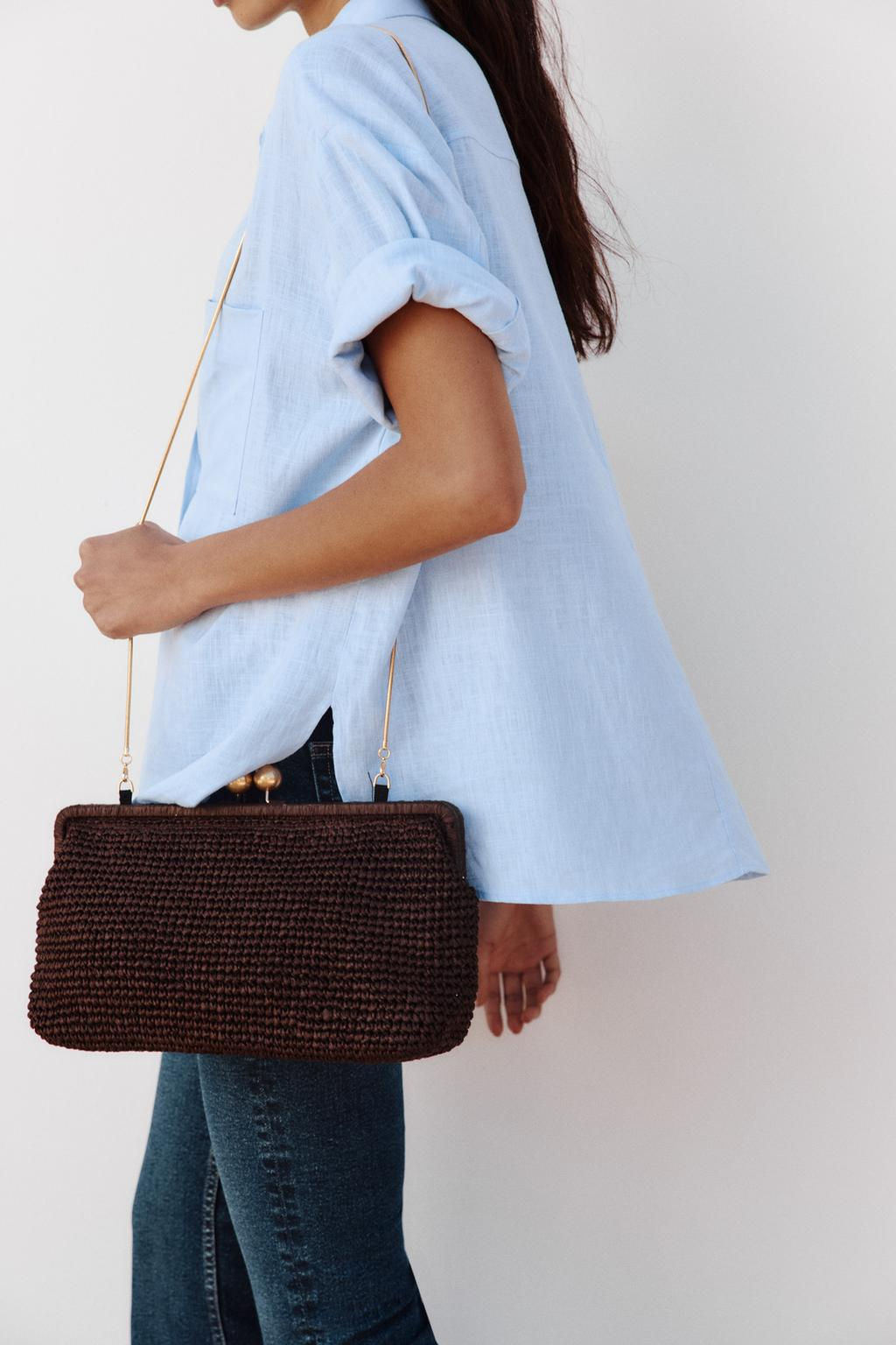 WOVEN CLUTCH - Zara фото 2