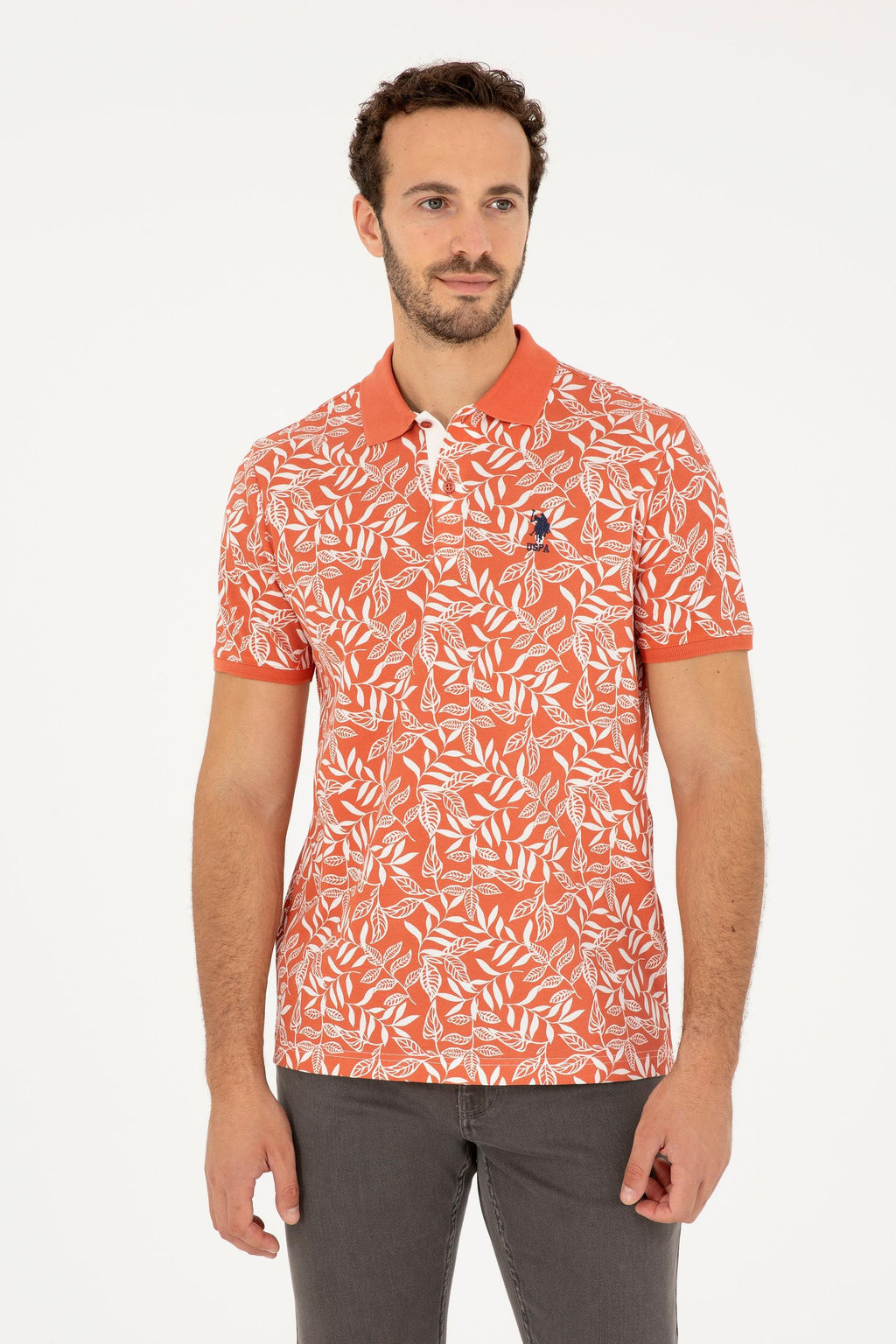 U. S. Polo Assn / Мужская футболка с пудрой