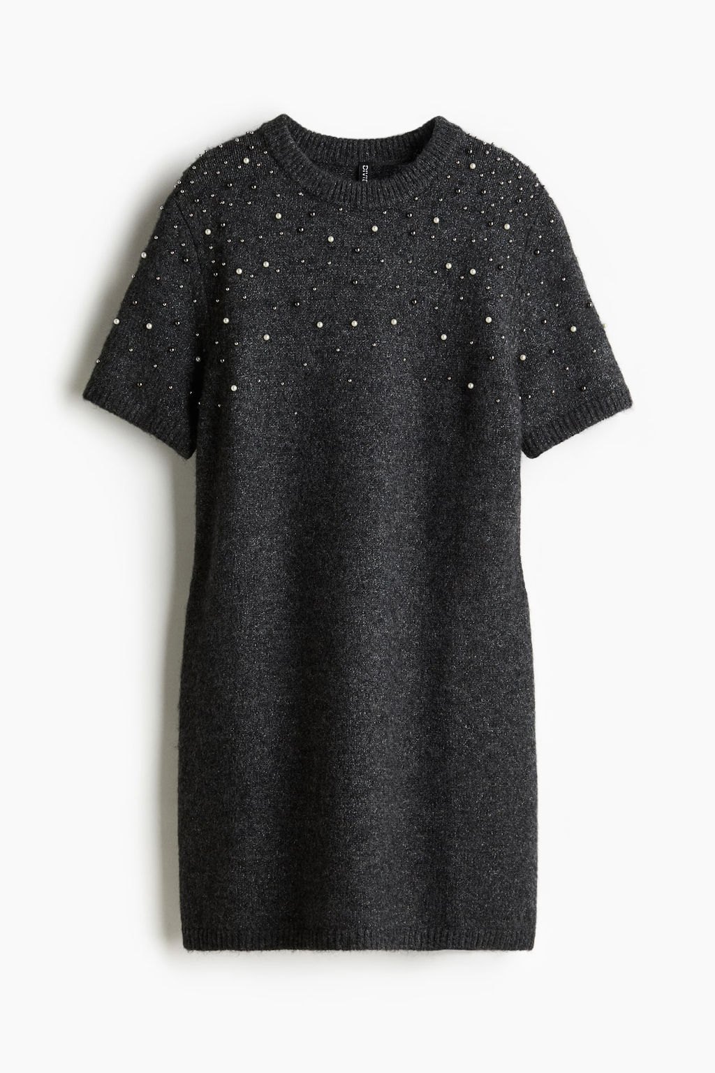 Beaded fine-knit dress - H&m фото 6