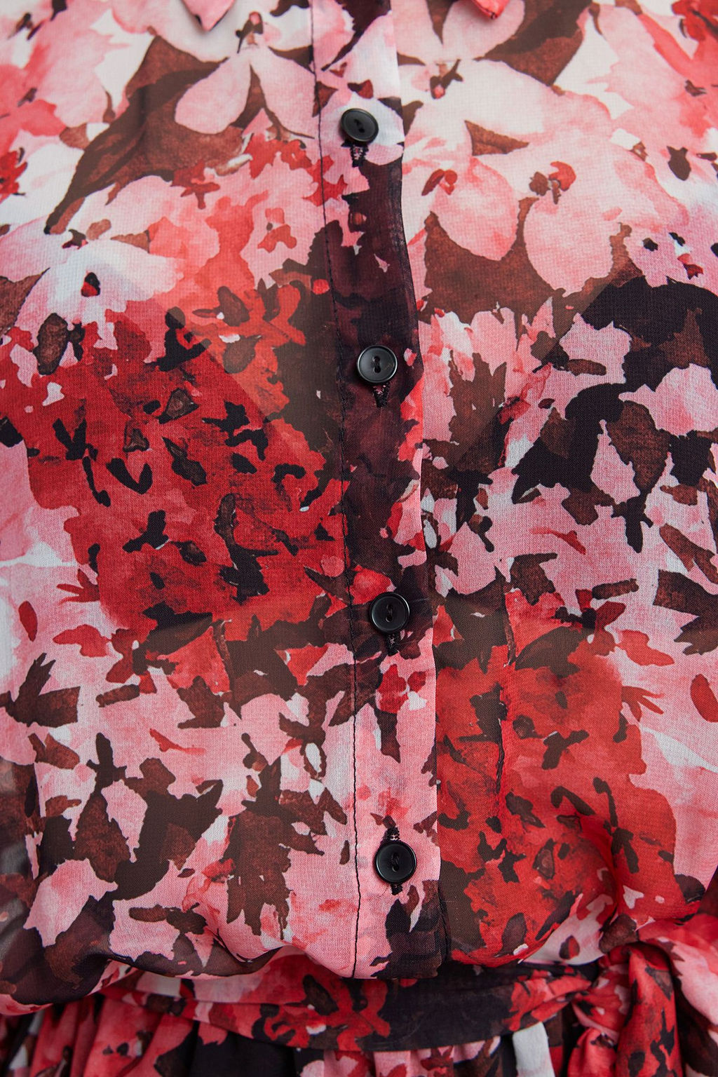 TRENDYOLMILLA Cok Renkli Cicek Desenli Belden Ac?lan Mini Astarl? Sifon Dokuma Elbise TWOAW24EL00841  фото 22