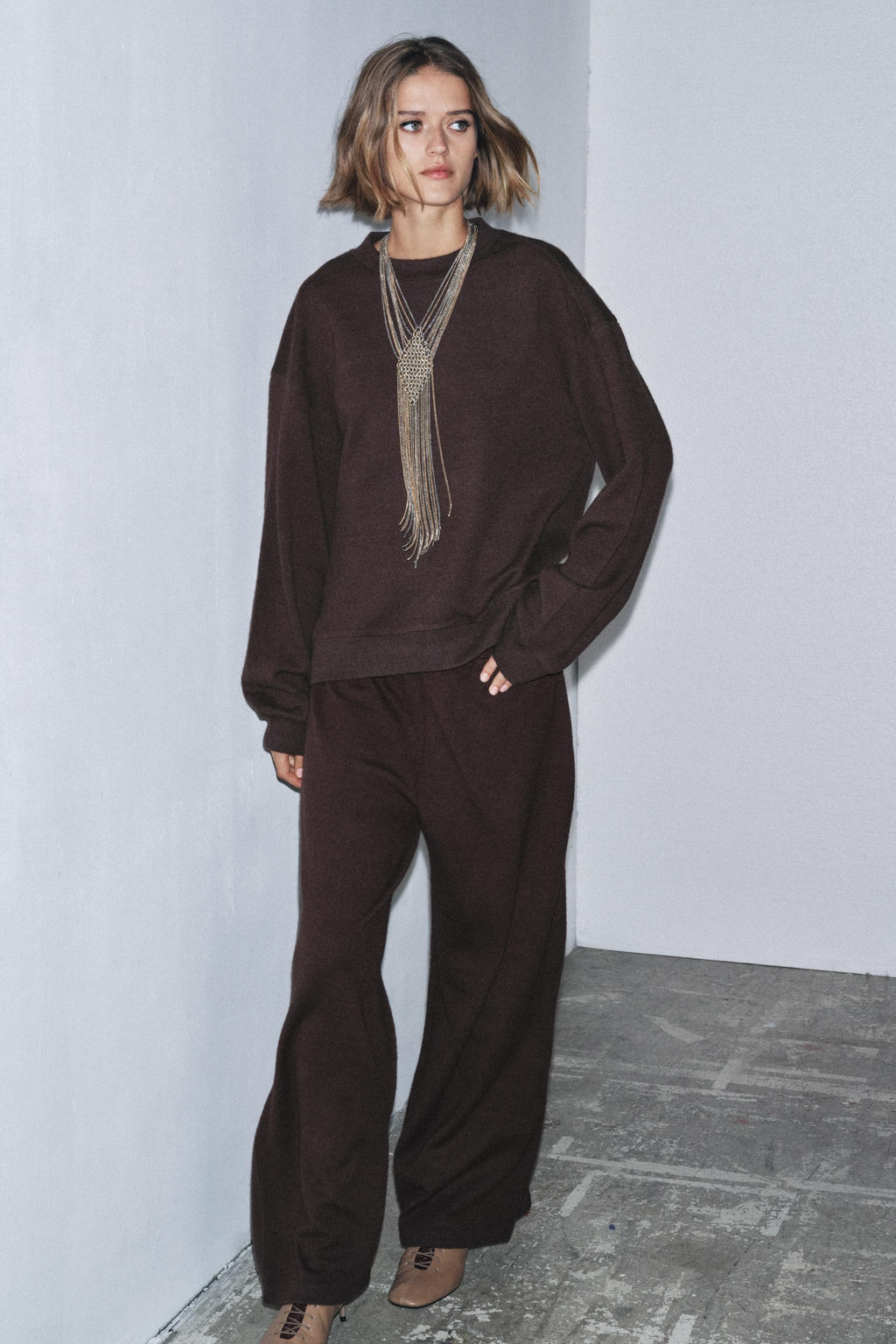 SOFT WIDE-LEG TROUSERS - Zara фото 2