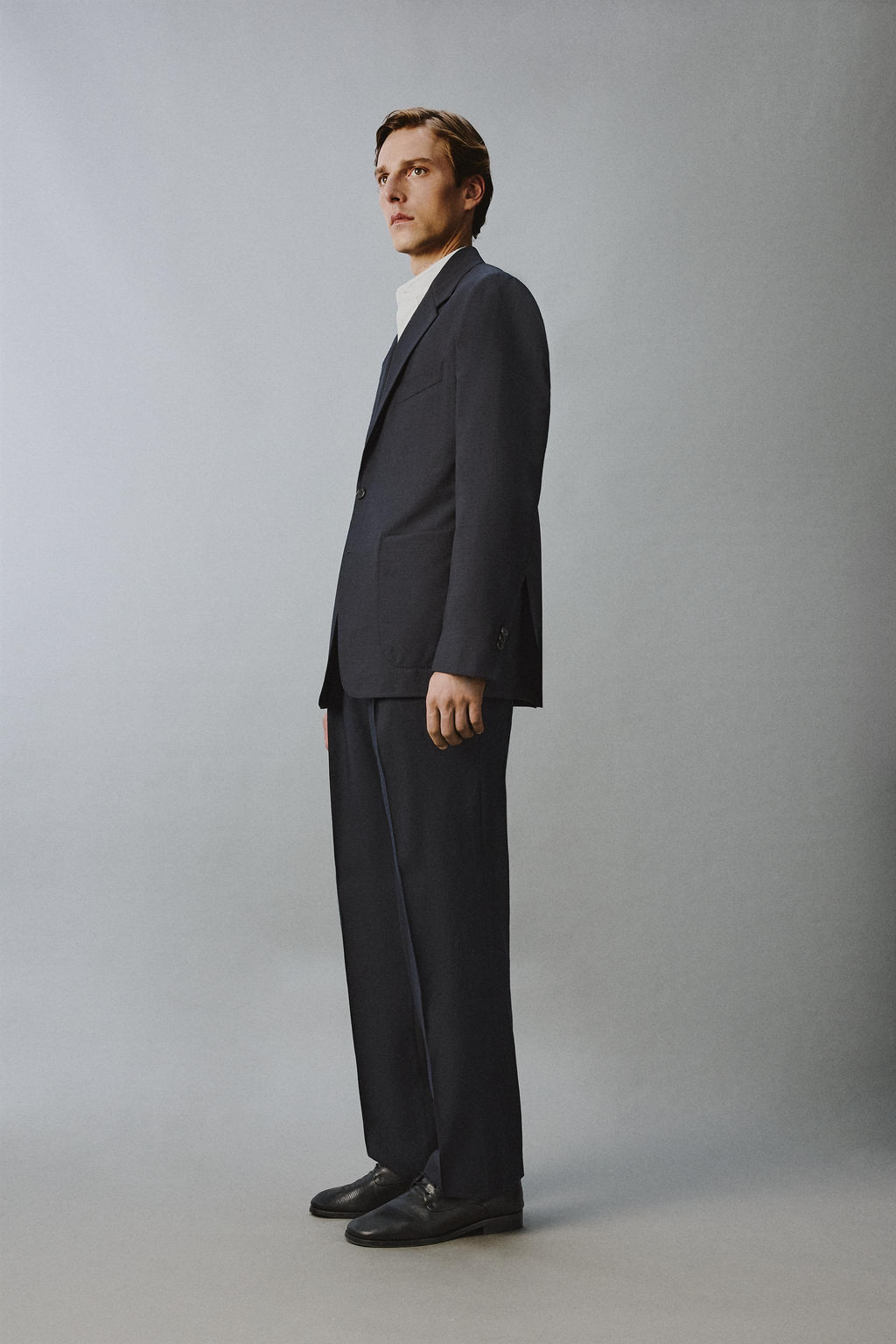 BLAZER RELAXED FIT 100% LANA / Marino - Zara фото 4