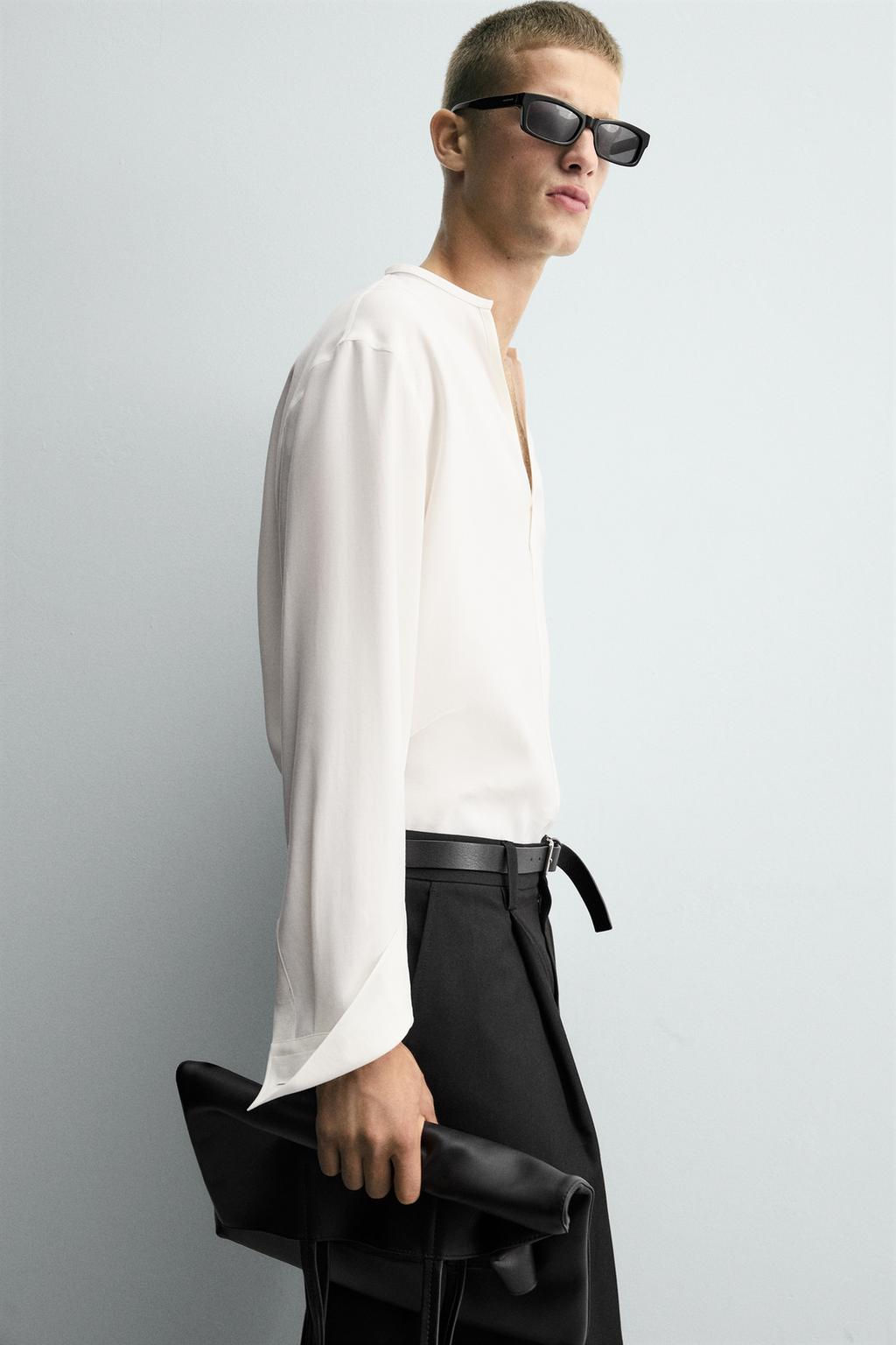 FLOWING RELAXED FIT SHIRT - Zara фото 6
