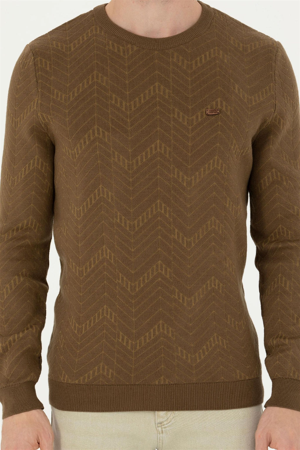 Мужской свитер цвета хаки - U.s. polo assn фото 6