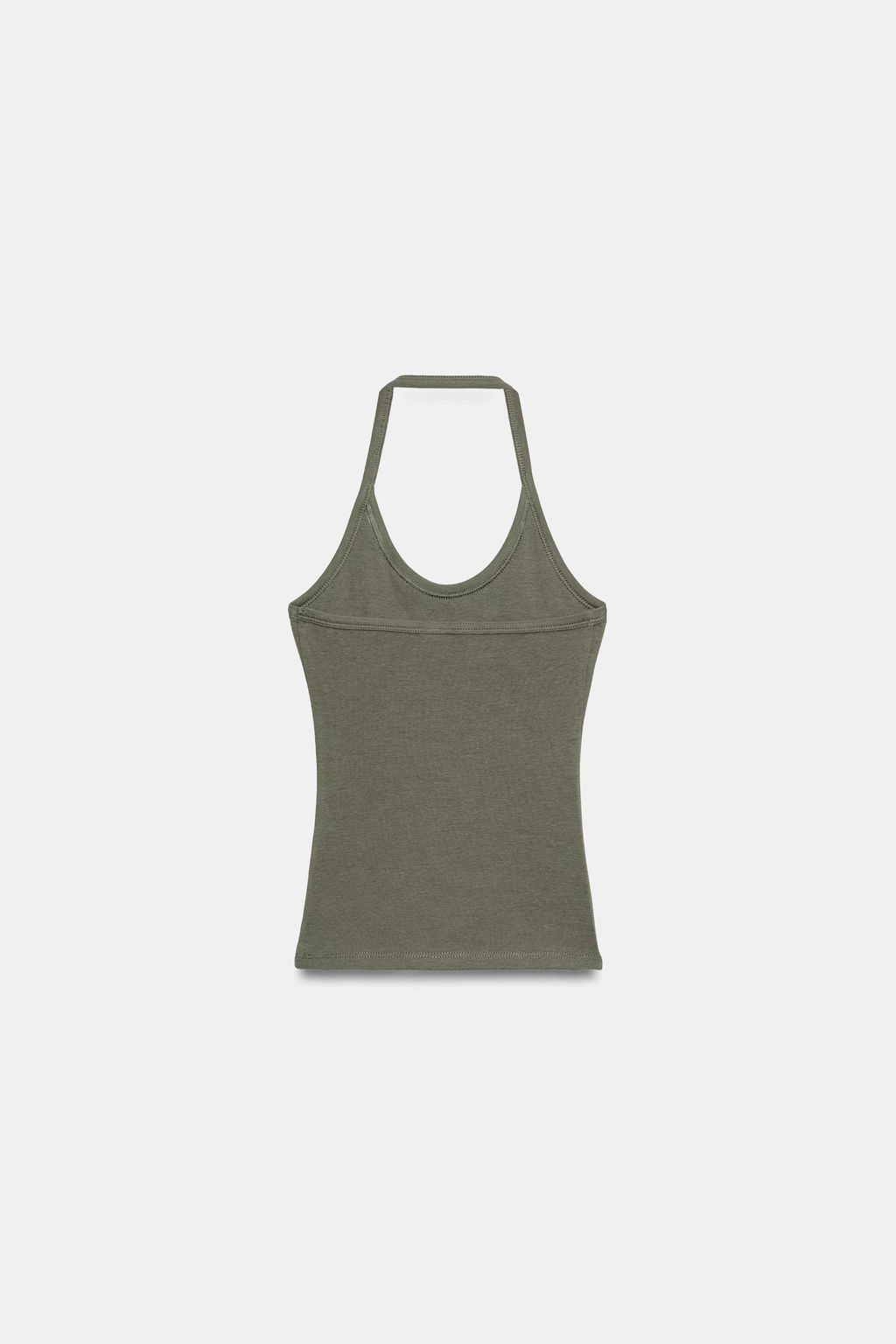 TOP HALTER TACHAS / Verde