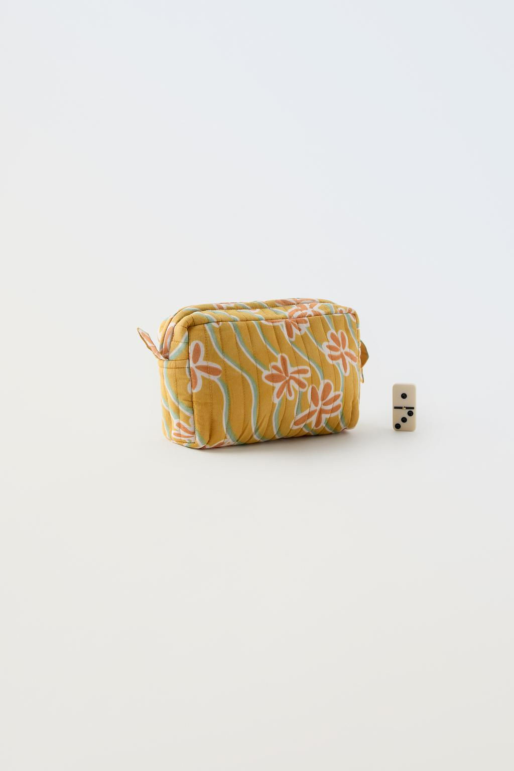 QUILTED BOHO PRINT TOILETRY BAG - Zara фото 6