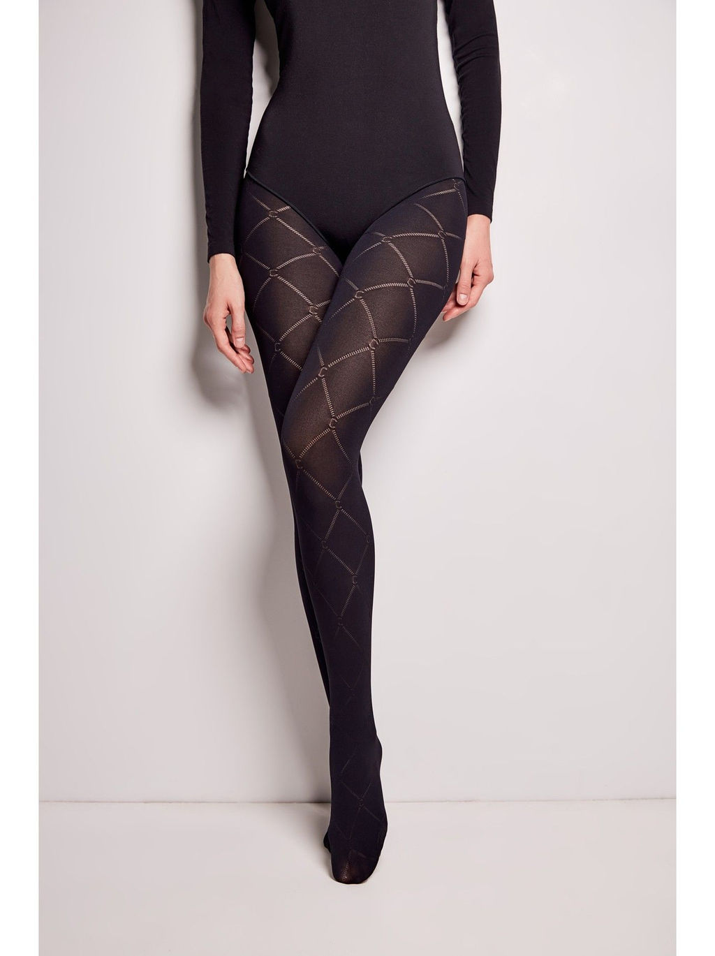 Колготки женские HISTORY Fantasy (24/6) - nero - Conte elegant фото 3
