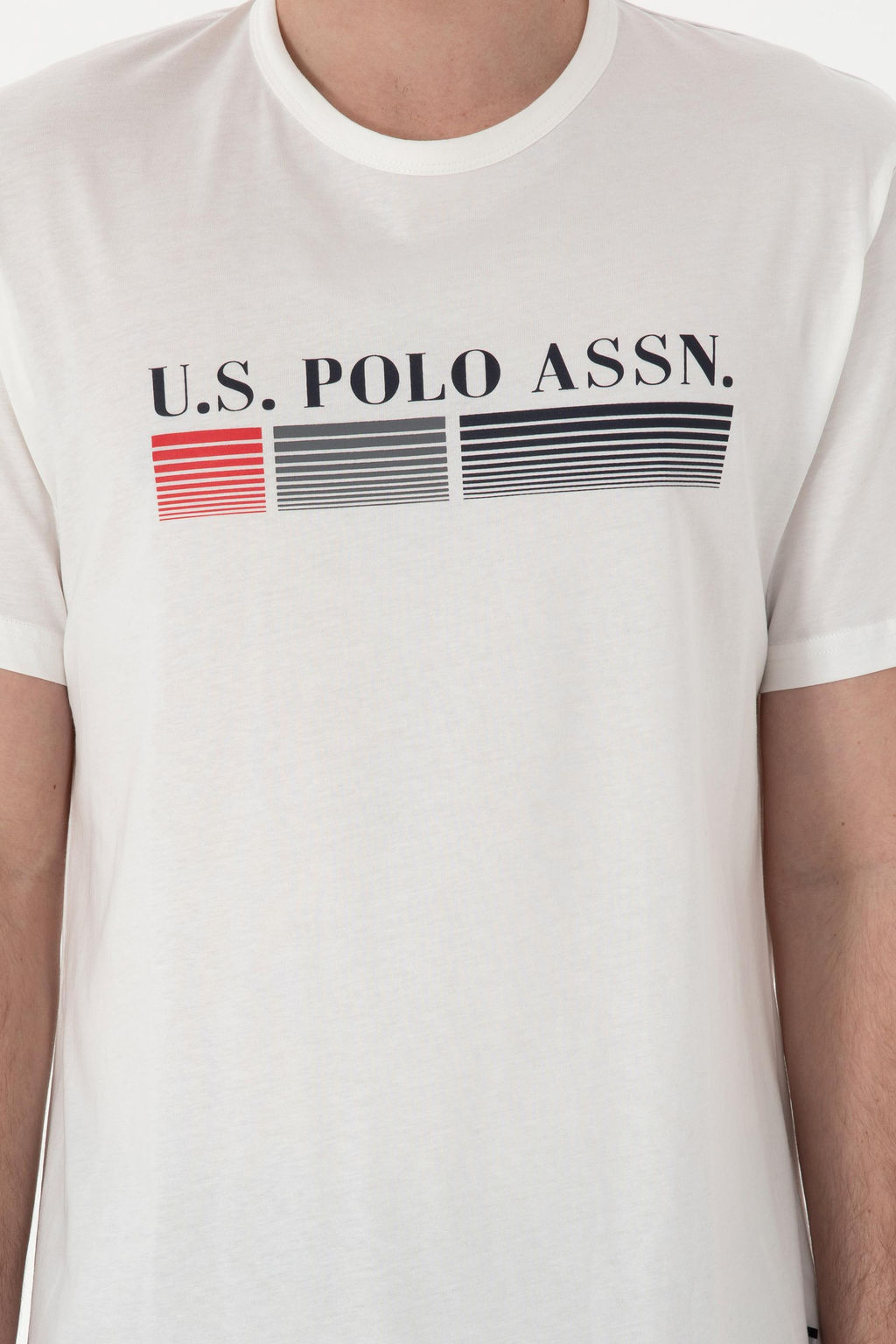 Erkek Bisiklet Yaka Beyaz Pijama Tak_m_ Sepette S_rpriz _ndirim - U.s. polo assn фото 6