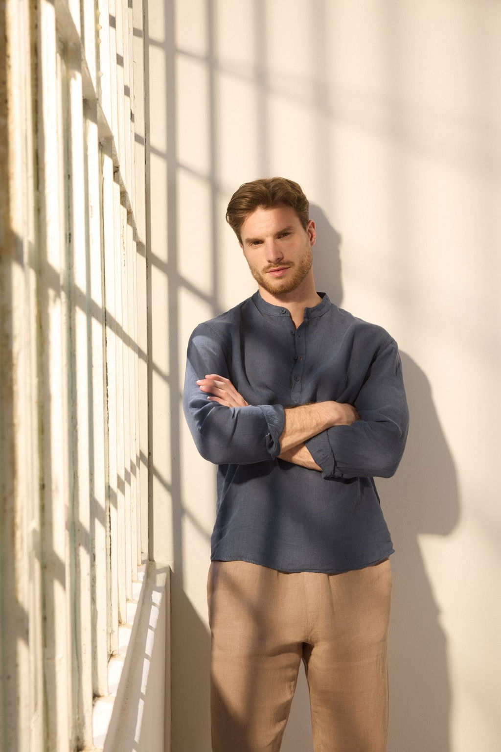 TRENDYOL MAN Kahverengi Regular Limited Edition %100 Keten Gomlek TMNSS24GO00057 - Trendyolmilla фото 11