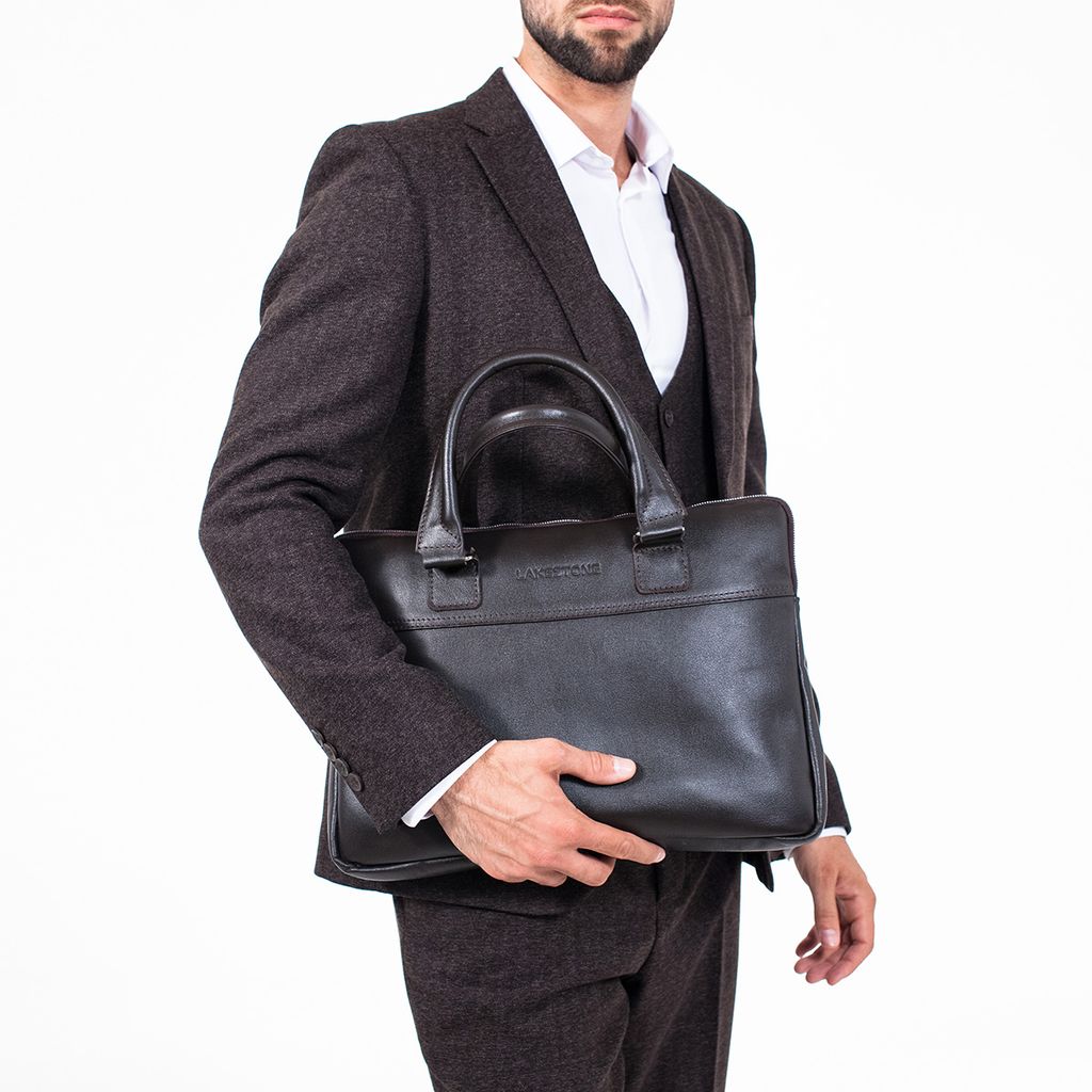 Деловая сумка для ноутбука Anson Black - Lakestone фото 42