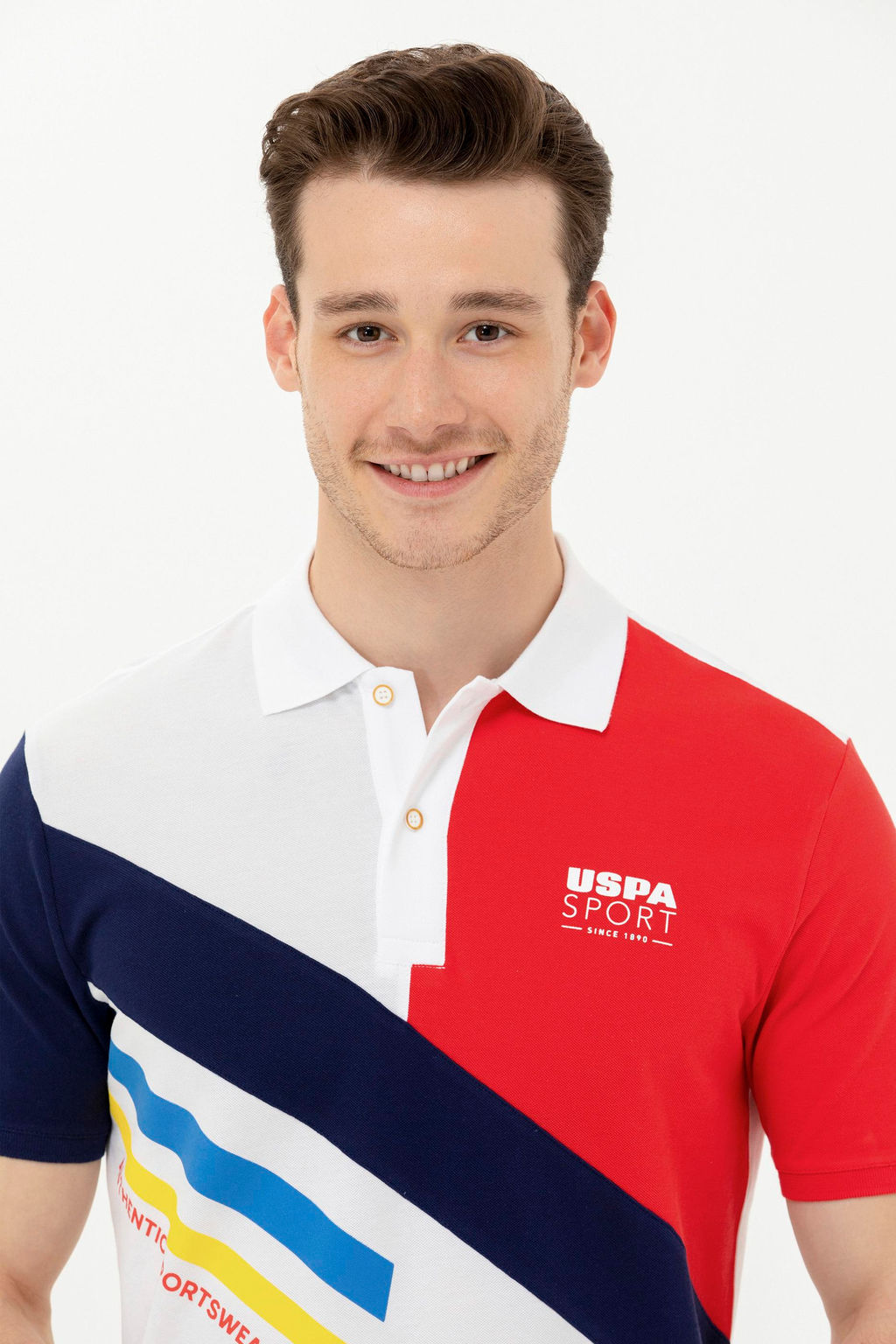 Мужская красная футболка с воротником-поло Неожиданная скидка в корзине - U.s. polo assn фото 10