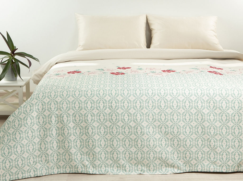 4899-БЧ КПБ 2х сп рис 6434-01 цв серый (лен)