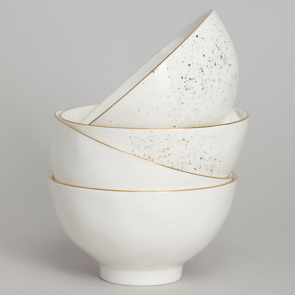 НАБОР САЛАТНИКОВ BRONCO GOLD 4 ШТ. 11,5*6,5 СМ 300 МЛ  фото 3