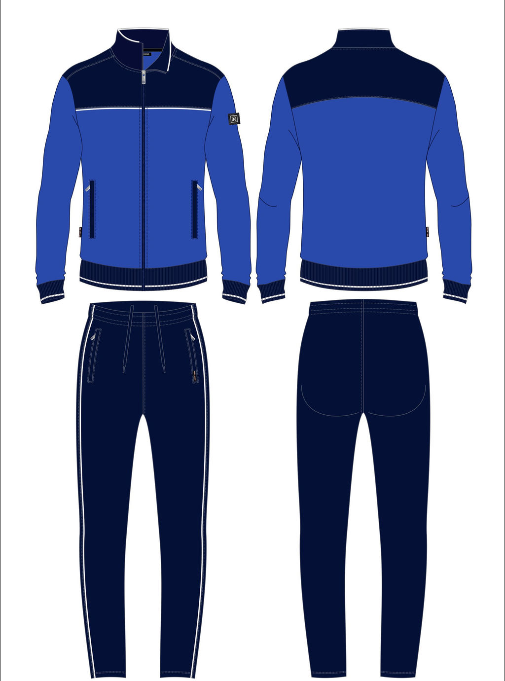 Спортивный костюм мужской 10M-RT-1839 RED-N-ROCKS