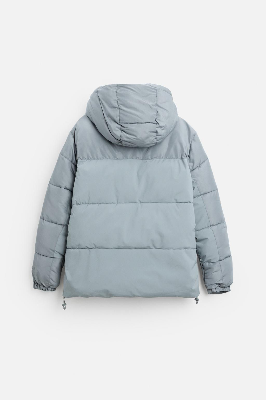 HOODED PUFFER JACKET - Zara фото 14