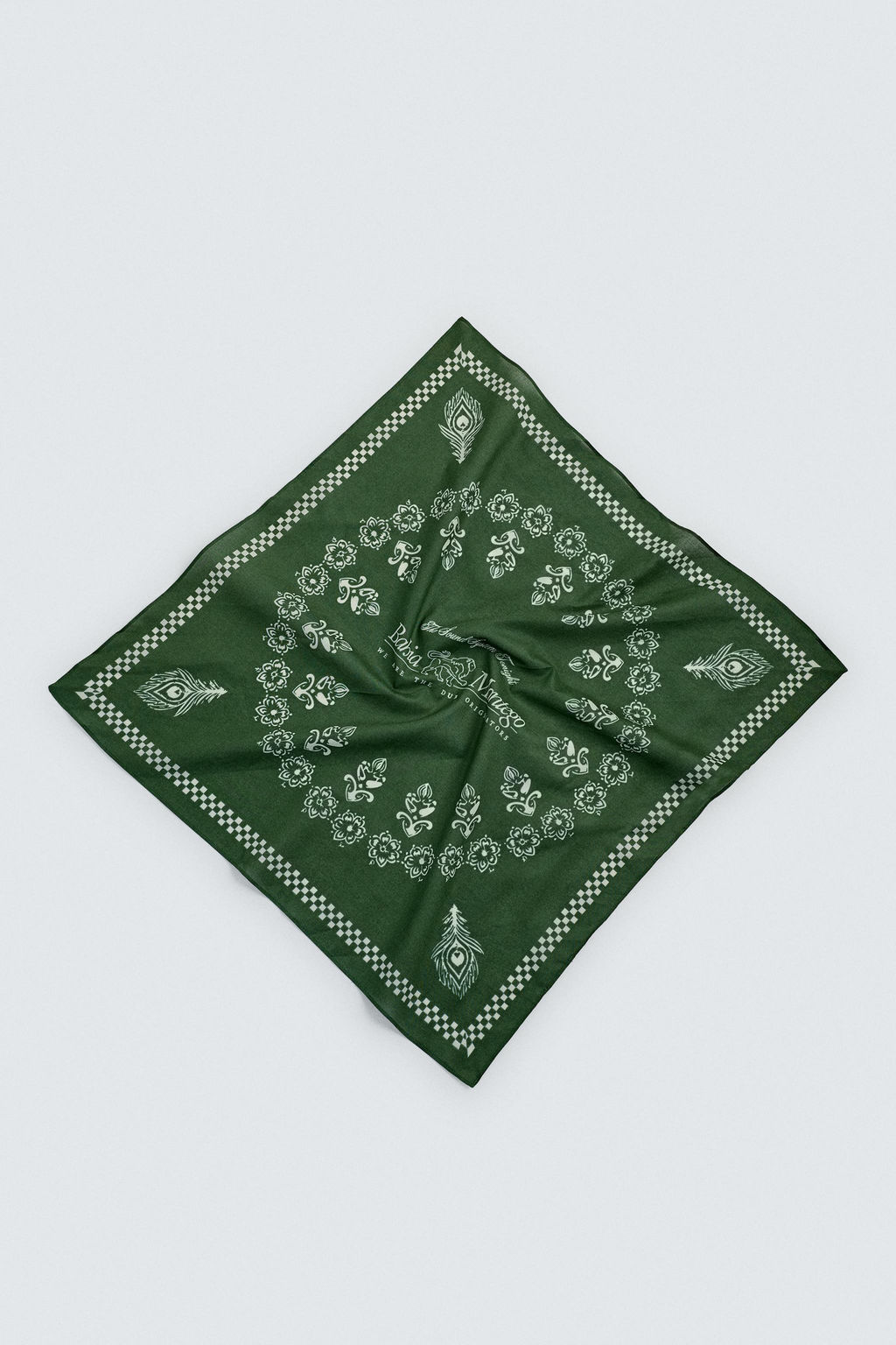 BANDANA ESTAMPADO GEOM?TRICO GR?FICO / Verde