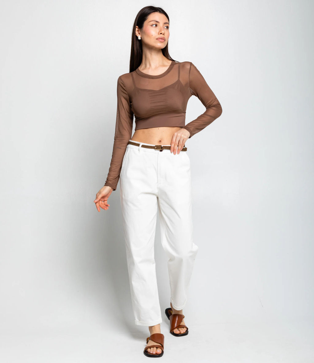 Топ #КТ202 (12), шоколадный - Dommod фото 4