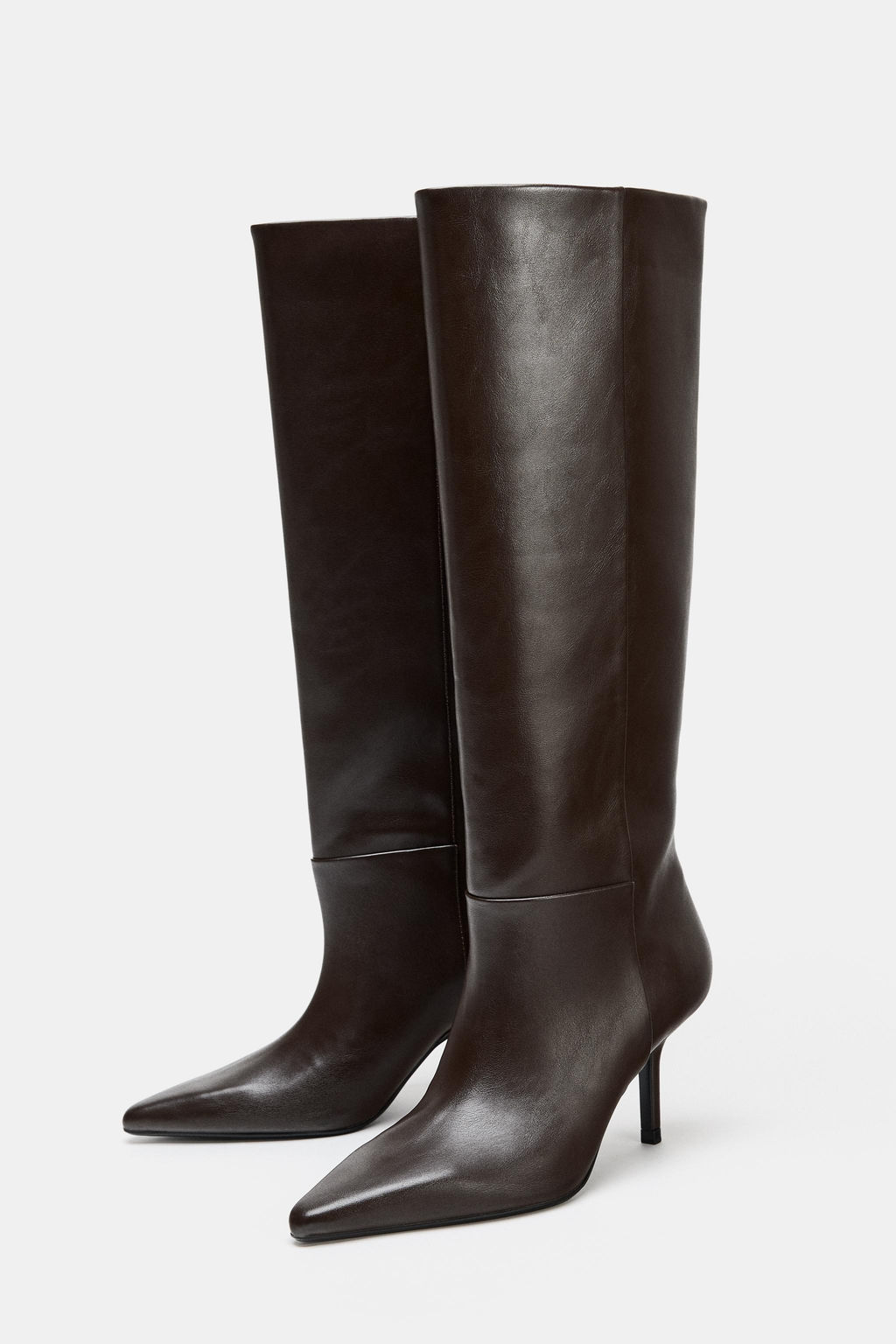 POINTED HIGH-HEEL BOOTS - Zara фото 3
