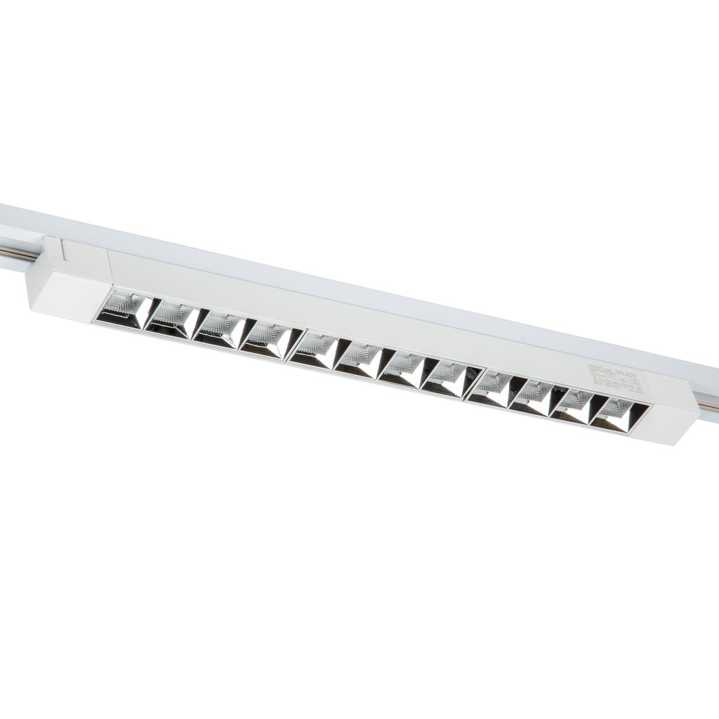 ULB-Q282 30W/4000K WHITE Светильник-прожектор светодиодный трековый. Линейный. 2500 Лм. Белый свет (4000К). Корпус белый. ТМ Volpe