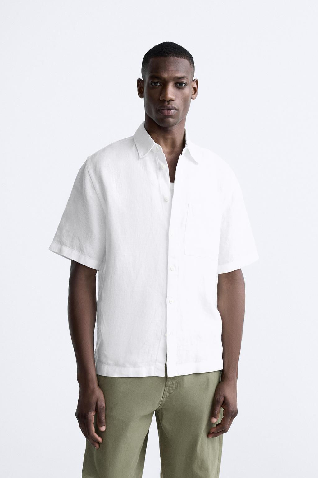 %100 KETEN GOMLEK - Zara фото 2