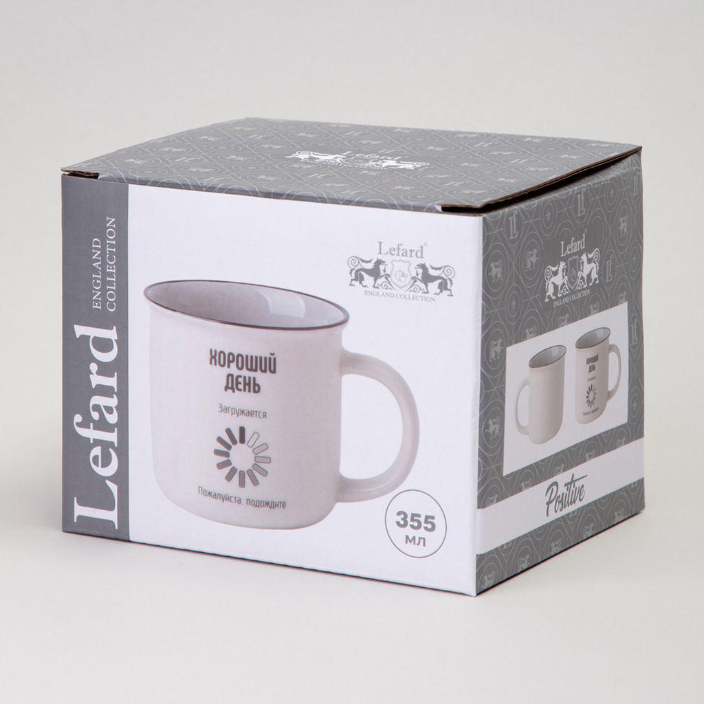 КРУЖКА LEFARD POSITIVE 355МЛ  фото 2