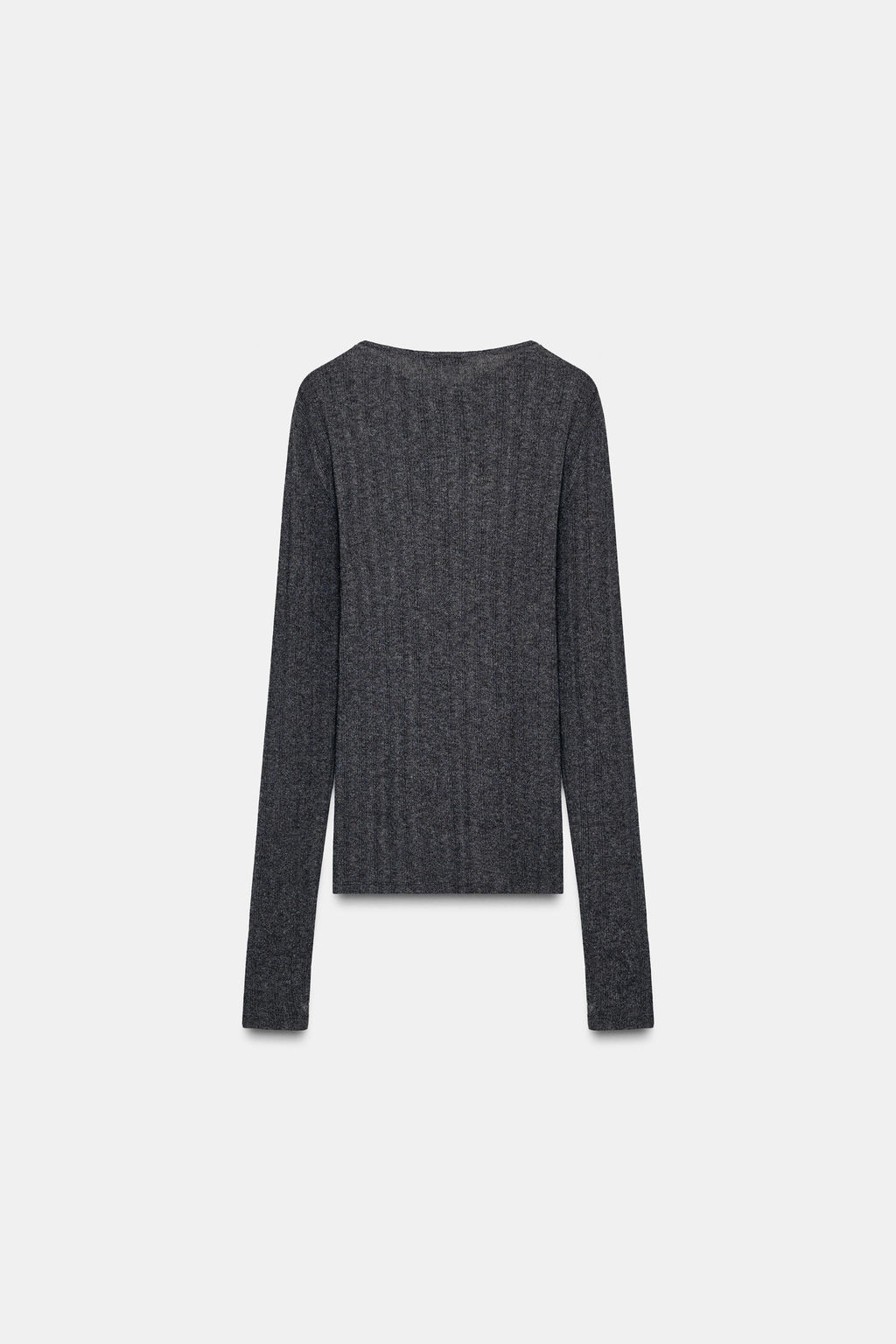 SOFT RIB T-SHIRT - Zara фото 6