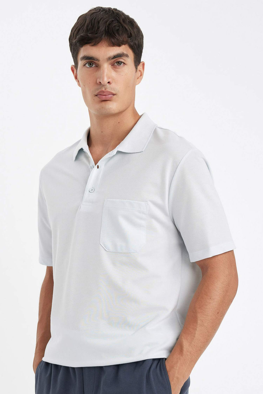 Regular Fit Basic Duz K?sa Kollu Pike Polo Tisort - Defacto фото 10
