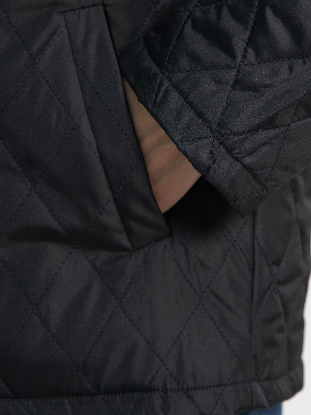 Куртка демисезонная стеганая (черная матовая) Б15194-25М - Lt collection фото 6