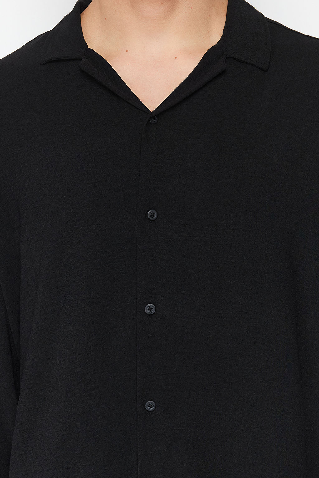 TRENDYOL MAN Beyaz Oversize Fit Apas Yaka Yazl?k Keten Gorunumlu Gomlek TMNSS23GO00053 - Trendyolmilla фото 26