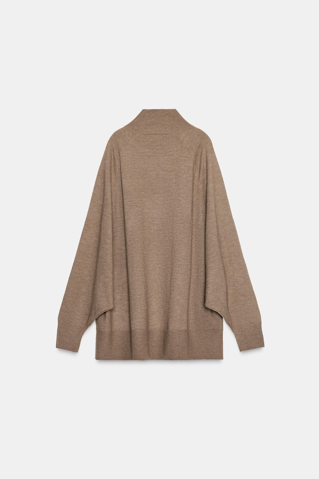 OVERSIZED HIGH NECK KNIT JUMPER - Zara фото 5