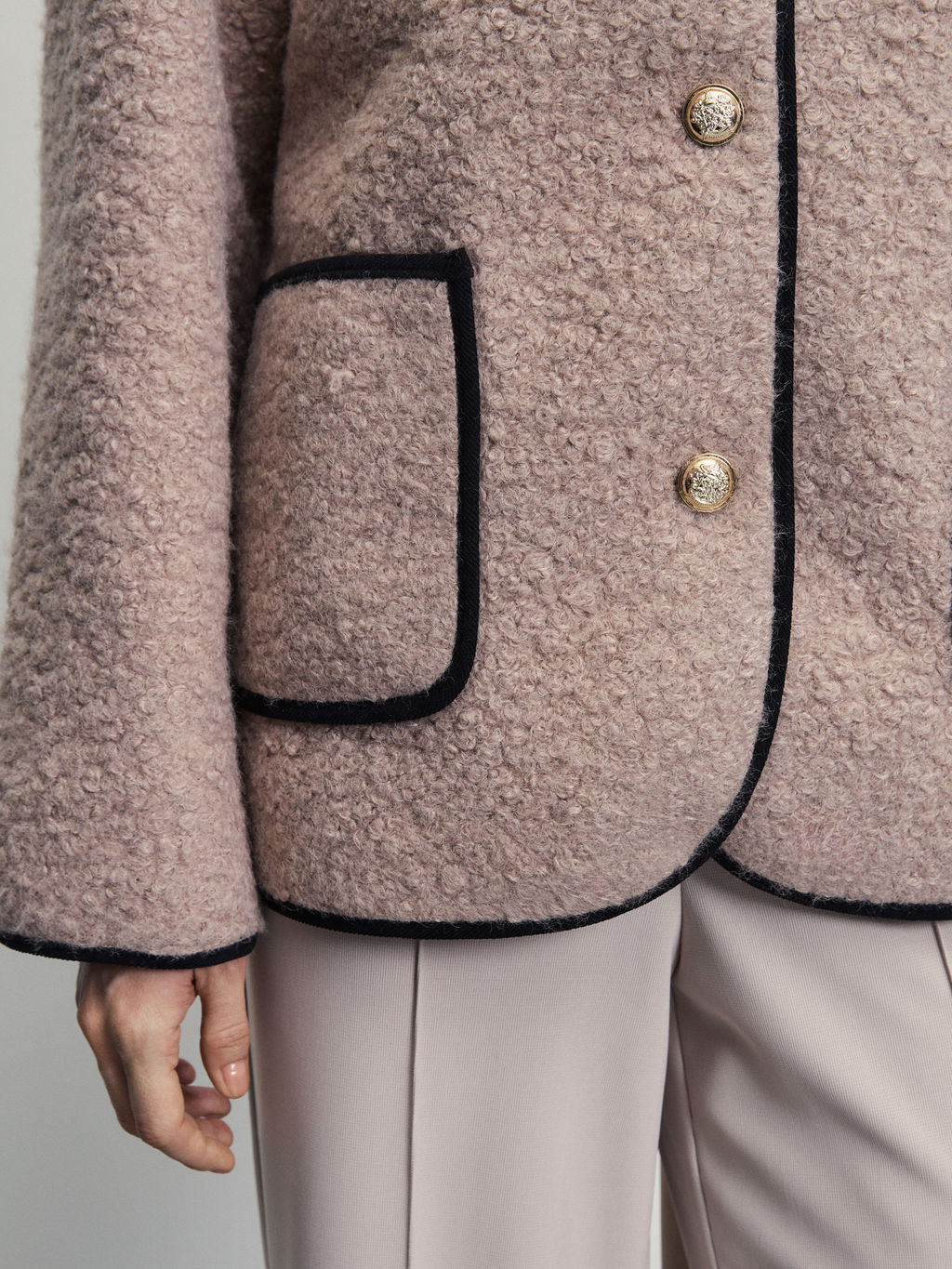 Куртка из искусственной овчины / Zarina  фото 6