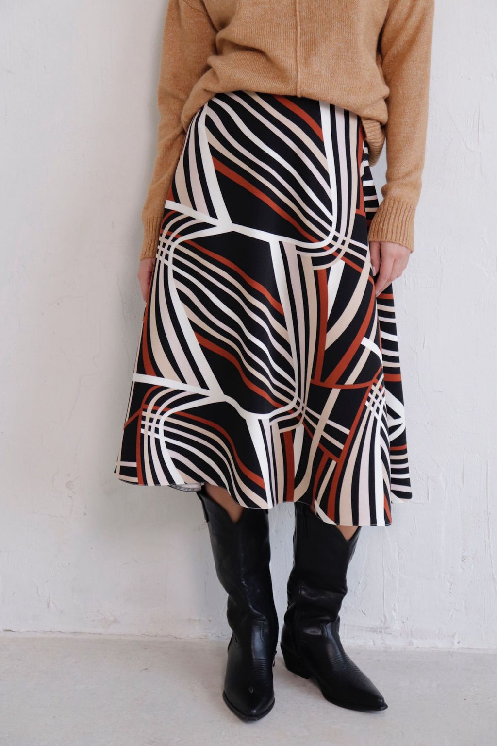 Юбка А-силуэта с принтом - Martichelli фото 59