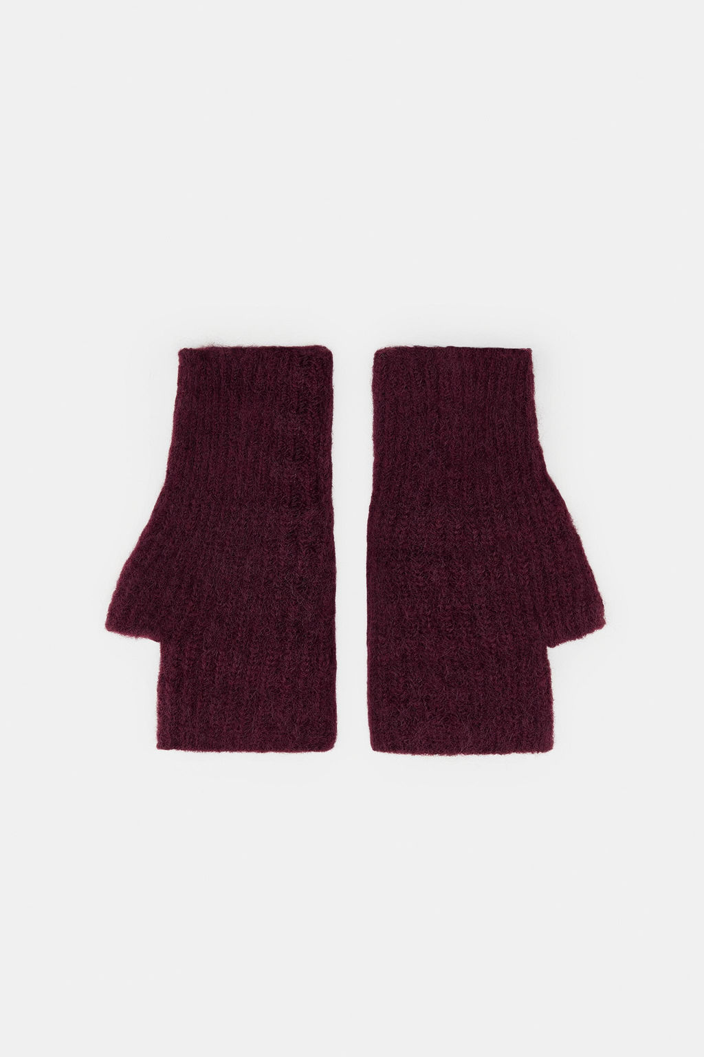 MITONES CORTOS PUNTO / Burgundy - Zara фото 2