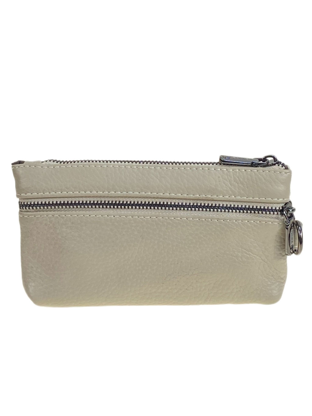 Женский кошелёк из натуральной кожи, цвет молочный - Greta фото 2