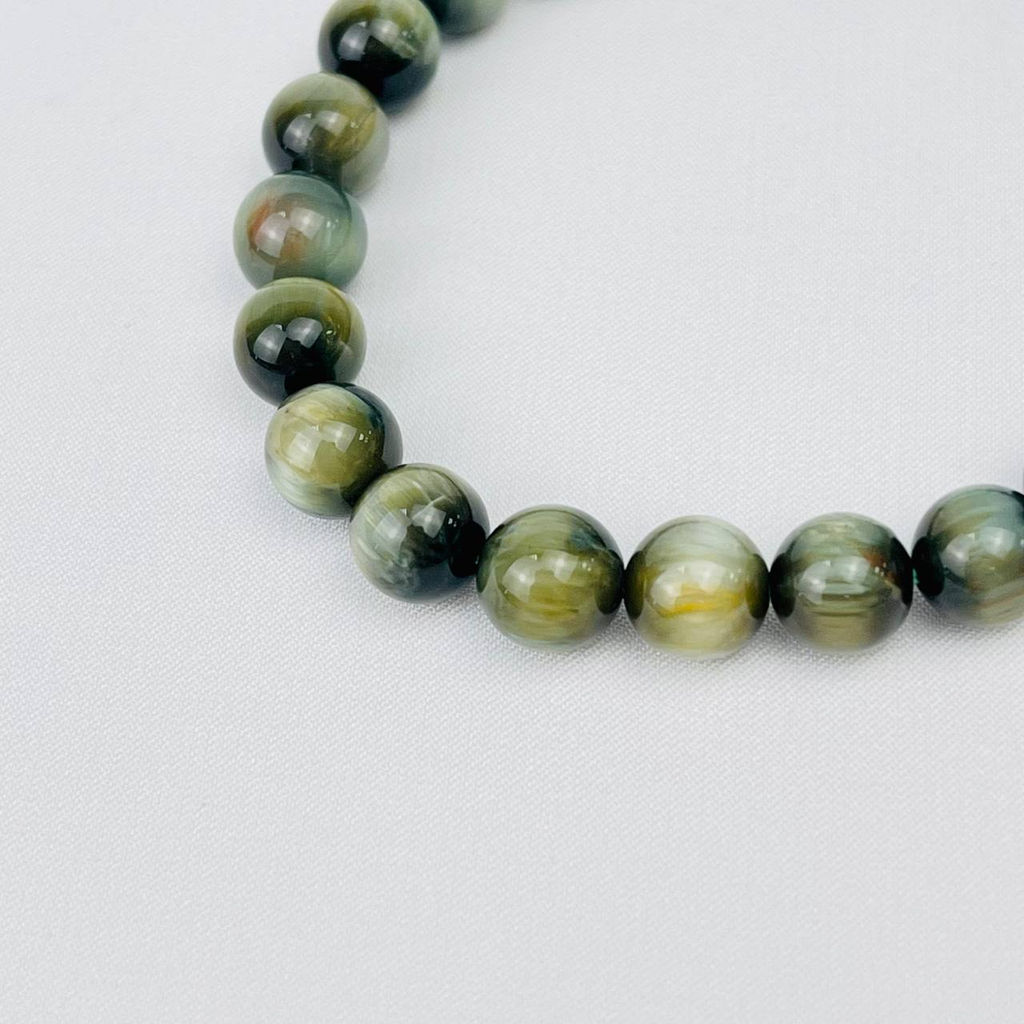 Браслет из Соколиного глаза 18 см - Радуга самоцветов фото 2