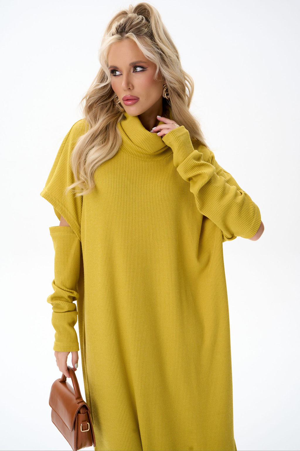 Платье Ирма (горчица) - Эльза фото 3