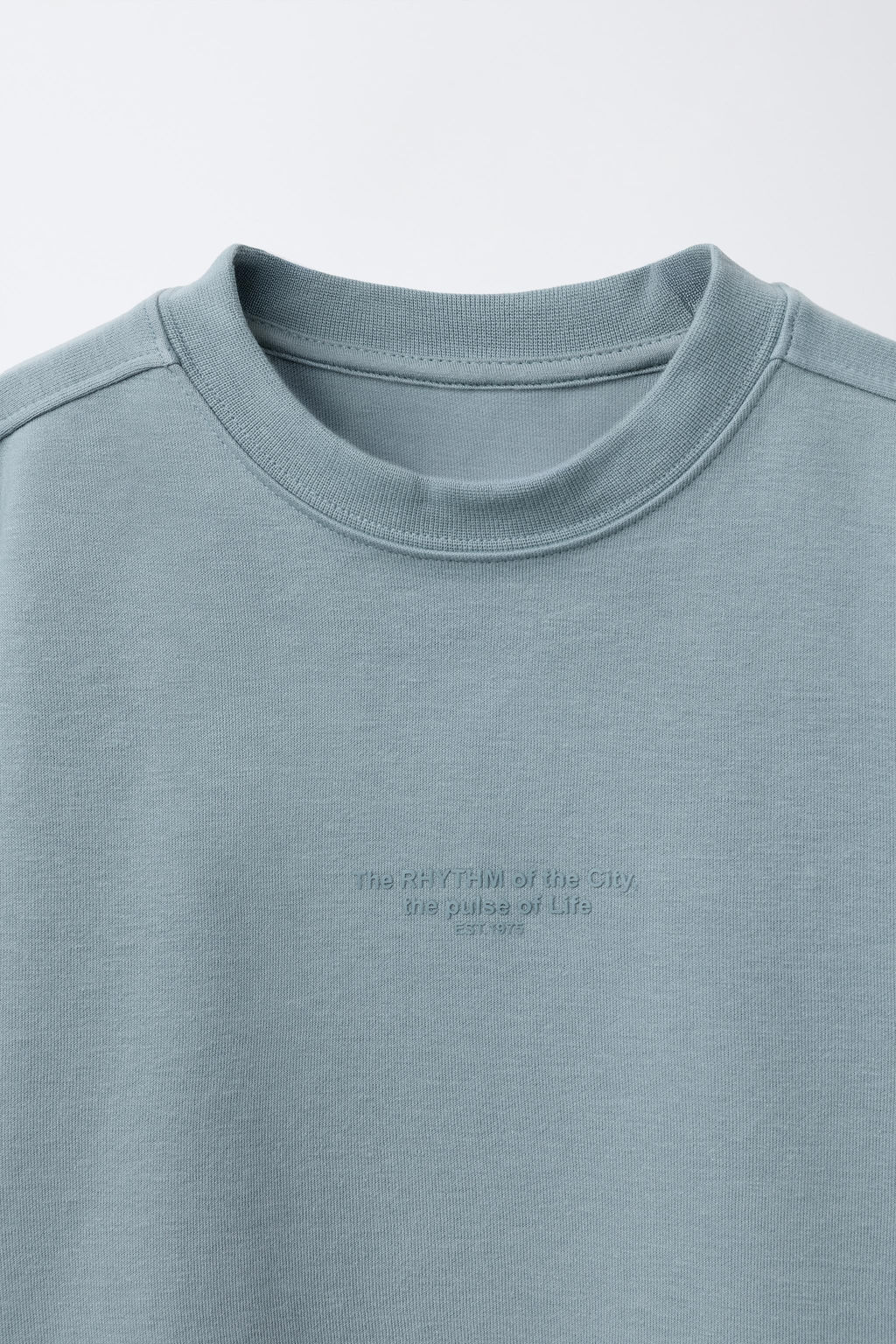 CONJUNTO CAMISETA Y BERMUDA INTERLOCK / Azul lavado - Zara фото 6