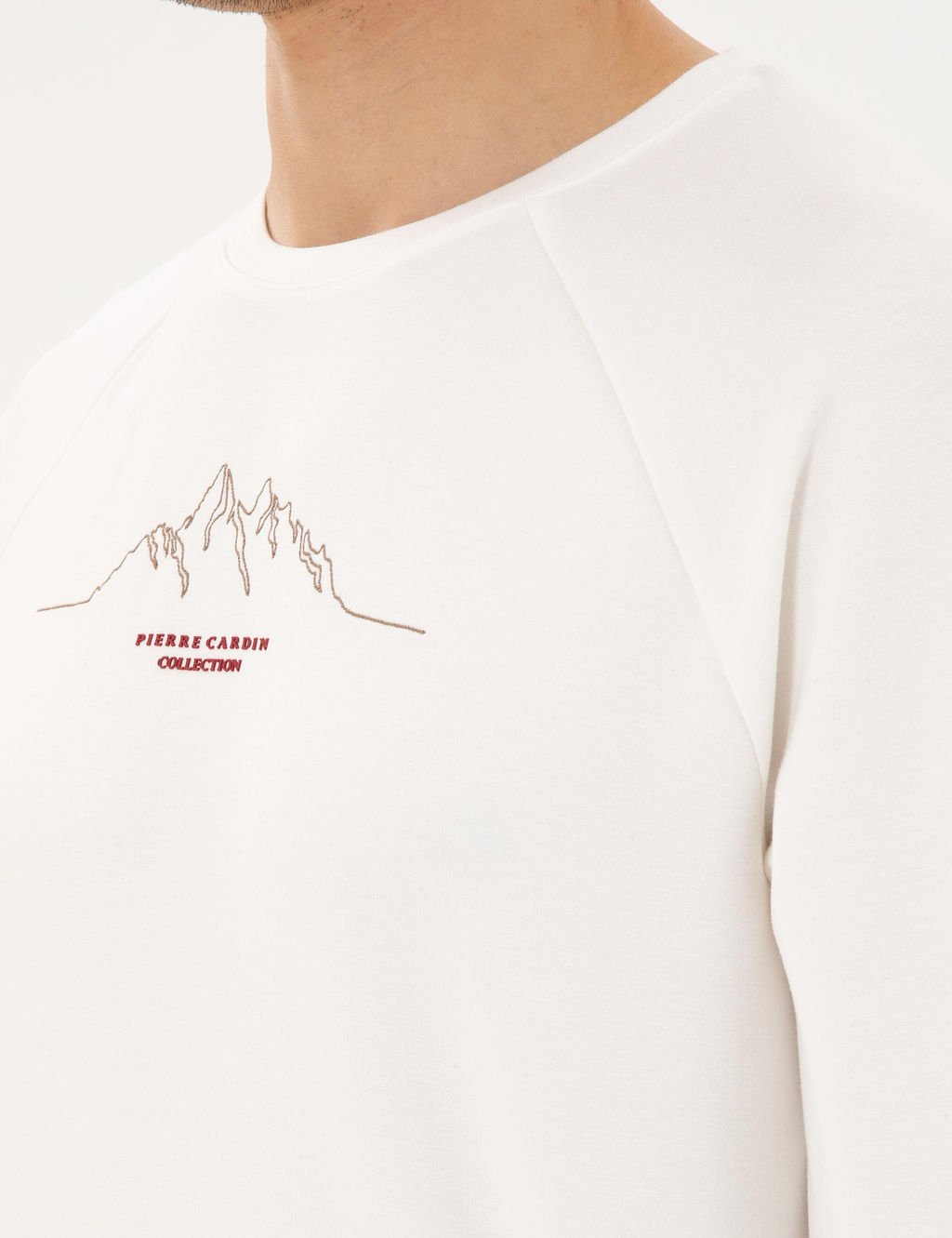 Ekru Regular Fit Sweatshirt - Pierre cardin фото 7