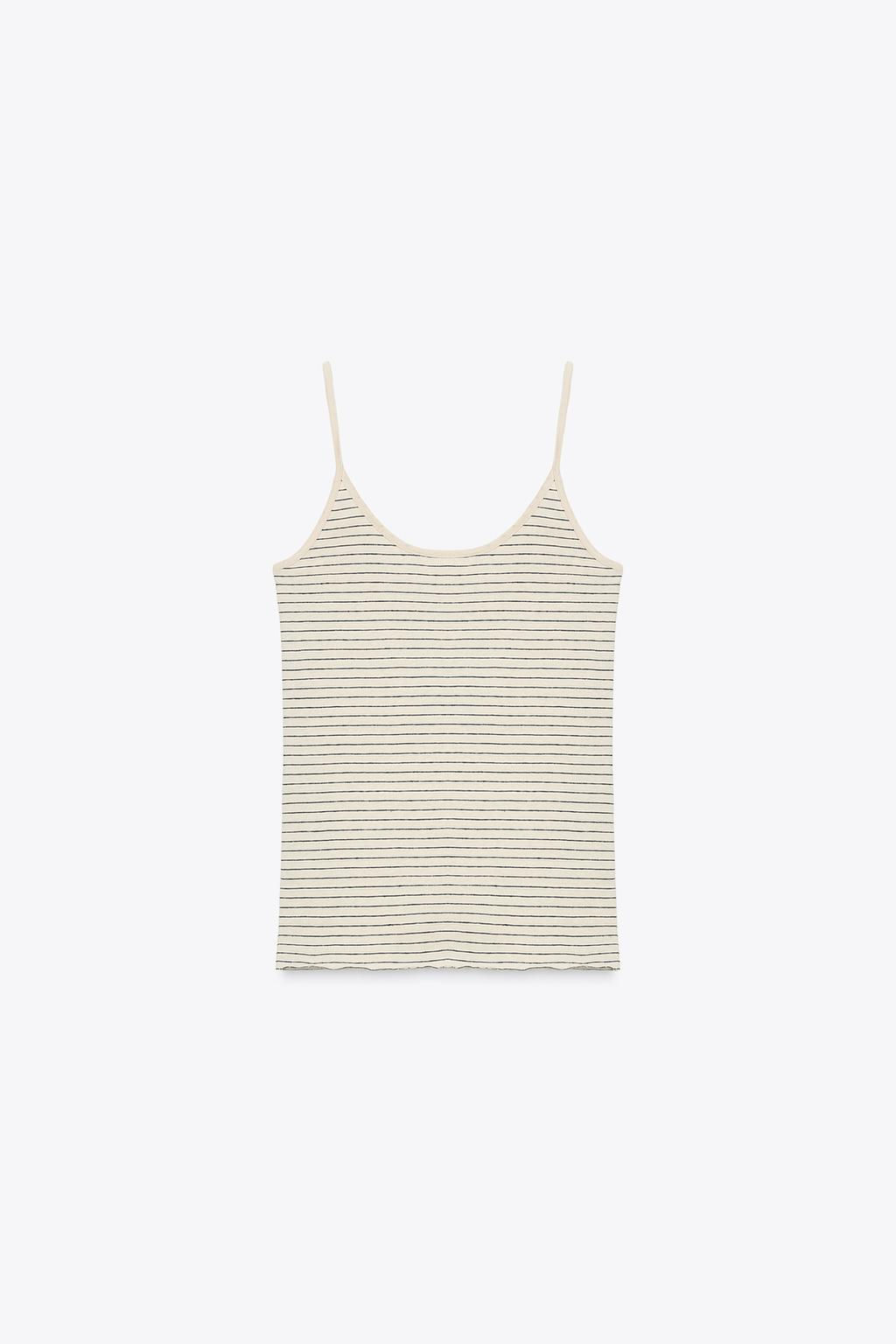 STRIPED RUSTIC T-SHIRT - Zara фото 7