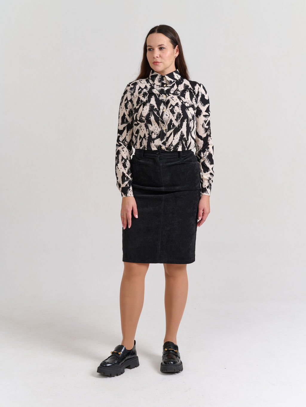 Вельветовая юбка